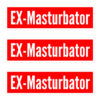EX-Masturbator Sticker Pack