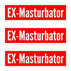 EX-Masturbator Sticker Pack