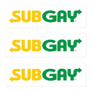 SUBGAY Sticker Pack