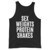 SEX WEIGHTS PROTEIN SHAKES Tank Top