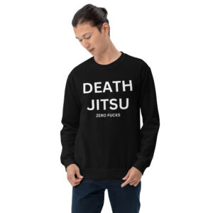 Alternative view of Jon Moxley DEATH JITSU Zero Fucks Sweatshirt