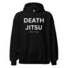 DEATH JITSU Zero Fucks (zero fucks in dark gray letters) Hoodie