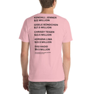 Jared Leto Highest Paid Model Salaries Unisex T-Shirt
