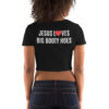 JESUS LOVES BIG BOOTY HOES Crop Top Tee (BACK)