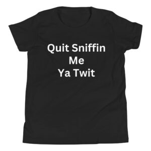 Creepy Joe Biden - Quit Sniffin Me Ya Twit Halloween costume Youth T-Shirt