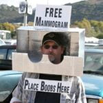 FREE MAMMOGRAM - PLACE BOOBS HERE