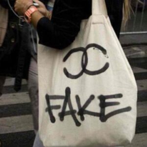 Fake Channel tote bag