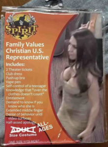 Family Values Christian US Representative Halloween Costume