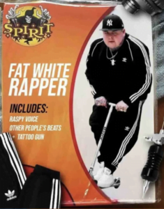 Fat White Rapper Halloween Costume