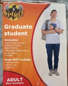 Graduate Student Halloween Costume