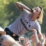 I'm A Barbarian t-shirt as worn by Jami Morgan, singer of Code Orange