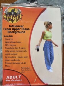 Influencer Halloween Costume