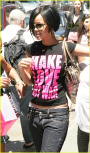 MAKE LOVE NOT WAR shirt Rihanna