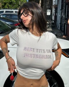 Mia Khalifa Best Tits On Instagram