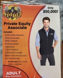 Private Equity Associate Halloween Costume