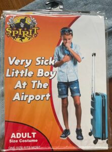 Sick Airport Kid Halloween Costume