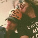 Slash with groupie Appetite For Destruction trucker hat
