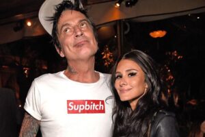 Tommy Lee Supbitch t-shirt with Brittany Furlan