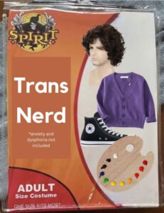 Trans Nerd Halloween Costume