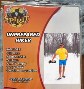 Unprepared Hiker Halloween Costume