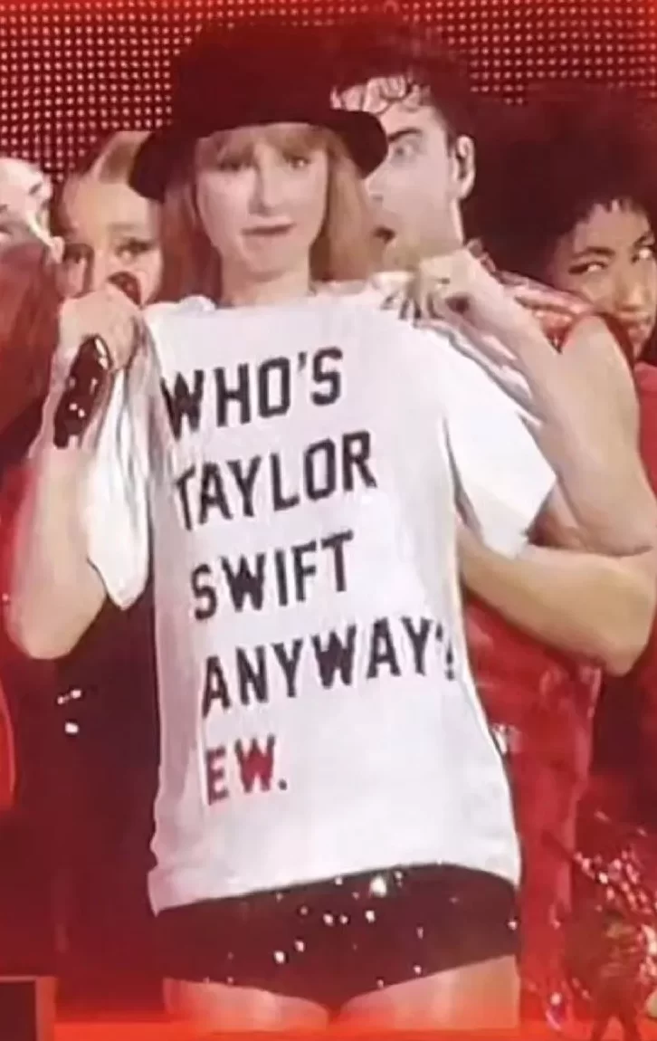 Whos Taylor Swift Anyway Ew T-Shirt The Eras Tour 2023 Swifties