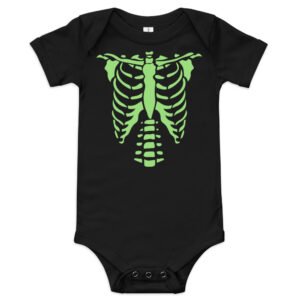 Spinal Tap Green Skeleton Halloween Costume Onesie