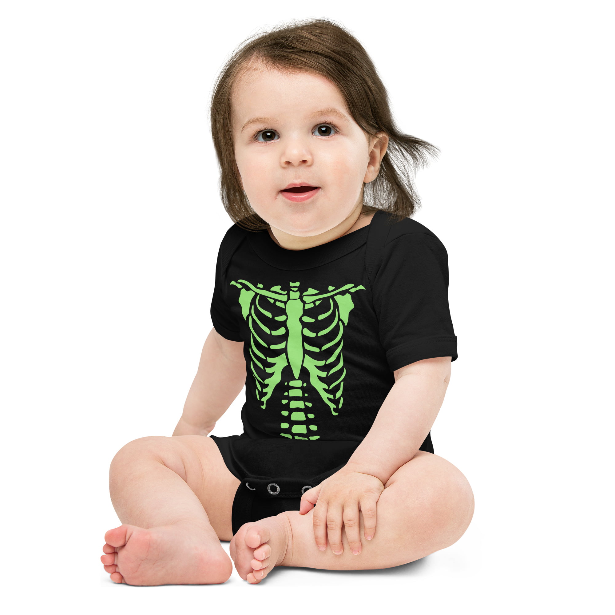 Spinal Tap Green Skeleton Halloween Costume Onesie - Image 3