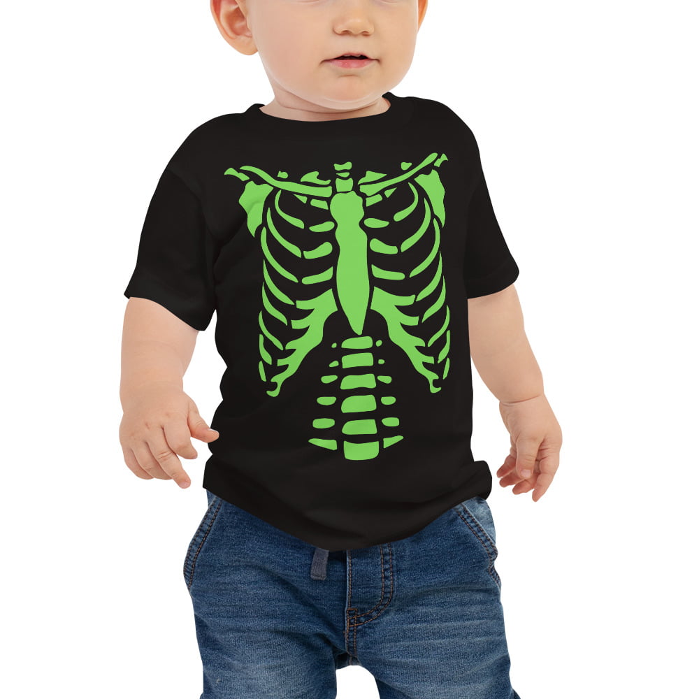 Spinal Tap Green Skeleton Halloween Costume Baby Tee - Image 2