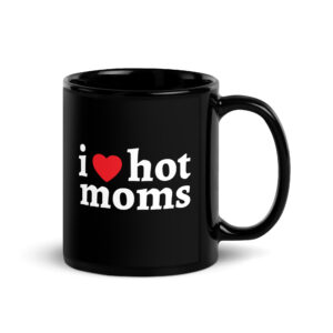 Alternative view of I Love Hot Moms Coffee Mug