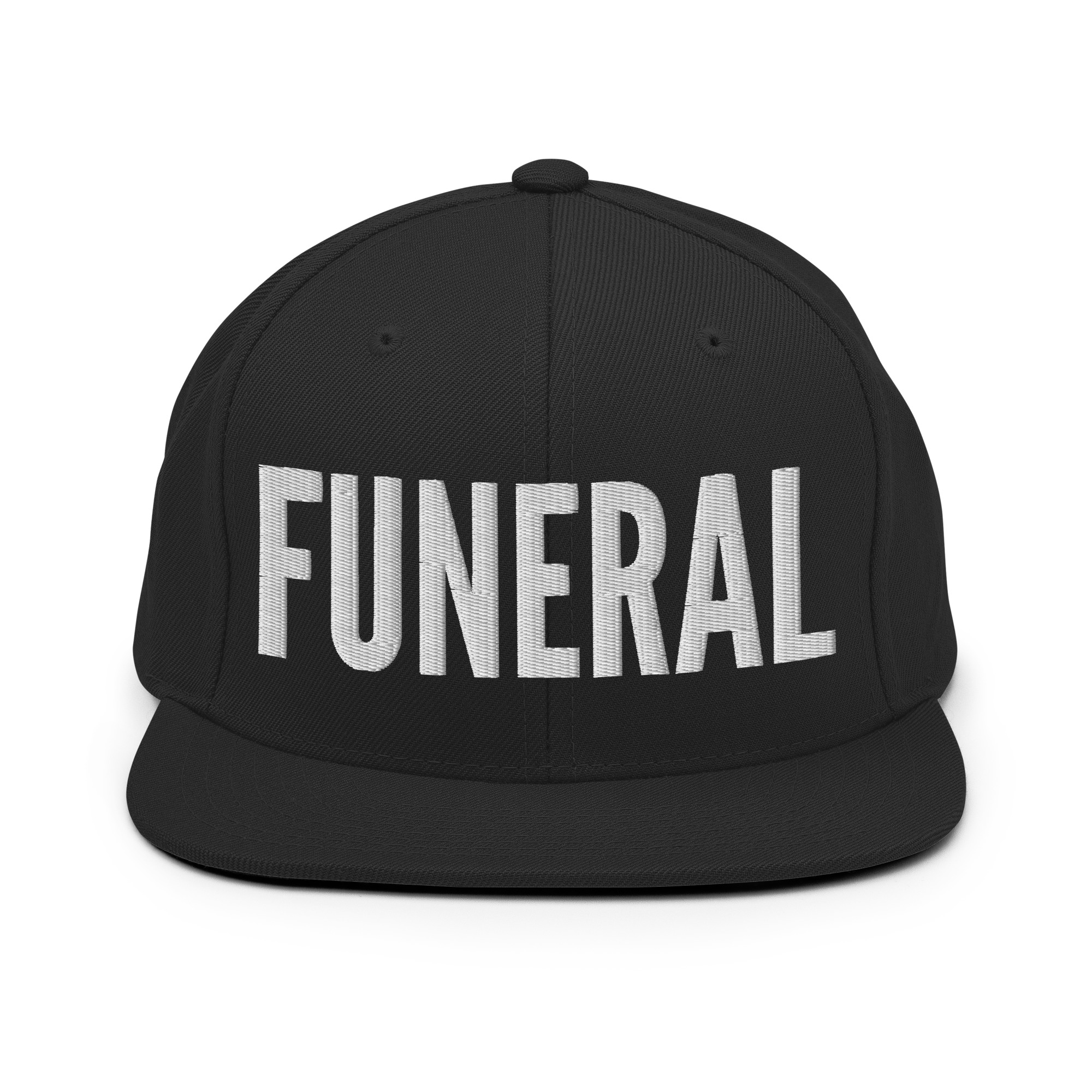 FUNERAL Flat Brim Hat (Embroidered)