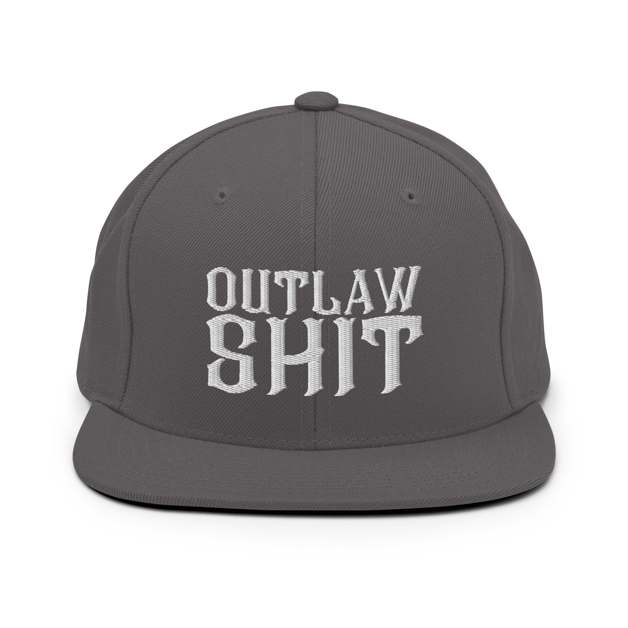 OUTLAW SHIT Snapback Hat (Embroidered) - Image 16