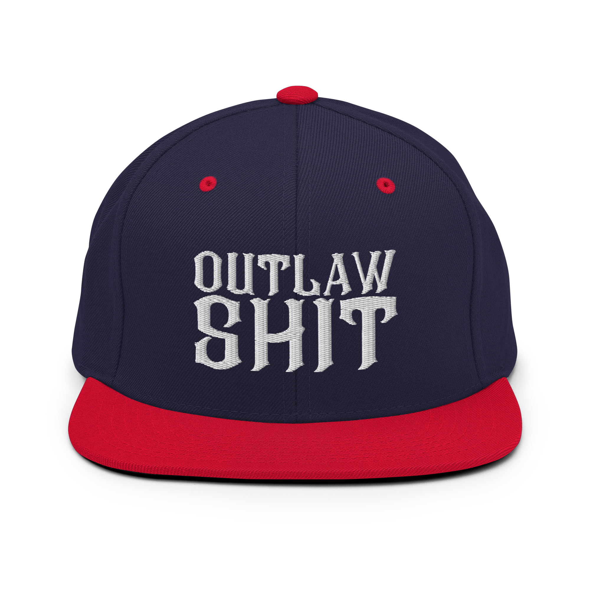 OUTLAW SHIT Snapback Hat (Embroidered) - Image 12