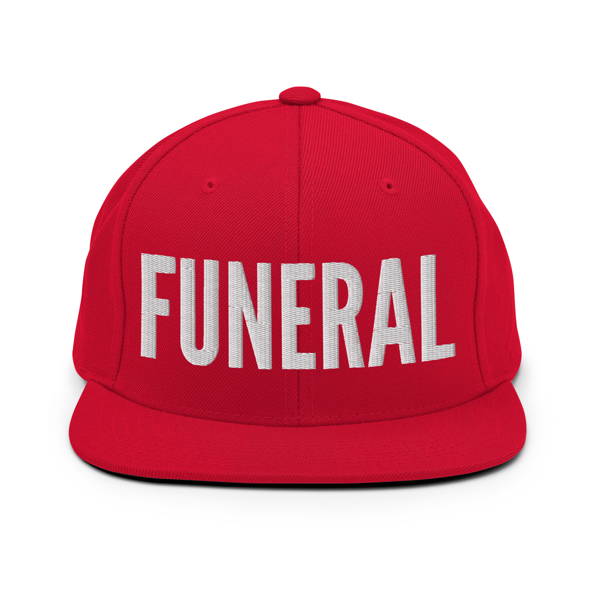 FUNERAL Flat Brim Hat (Embroidered) - Image 13