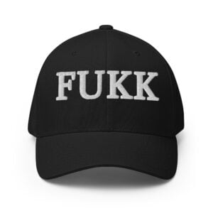 FUKK Flexfit Closed-Back Baseball Cap (Embroidered)