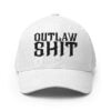 OUTLAW SHIT (in black letters) Flexfit Baseball Cap (Embroidered)
