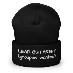 LEAD GUITARIST (groupies wanted) Beanie