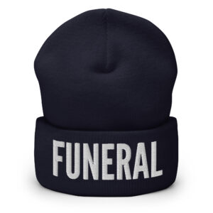 Alternative view of FUNERAL Cuffed Beanie (Embroidered)