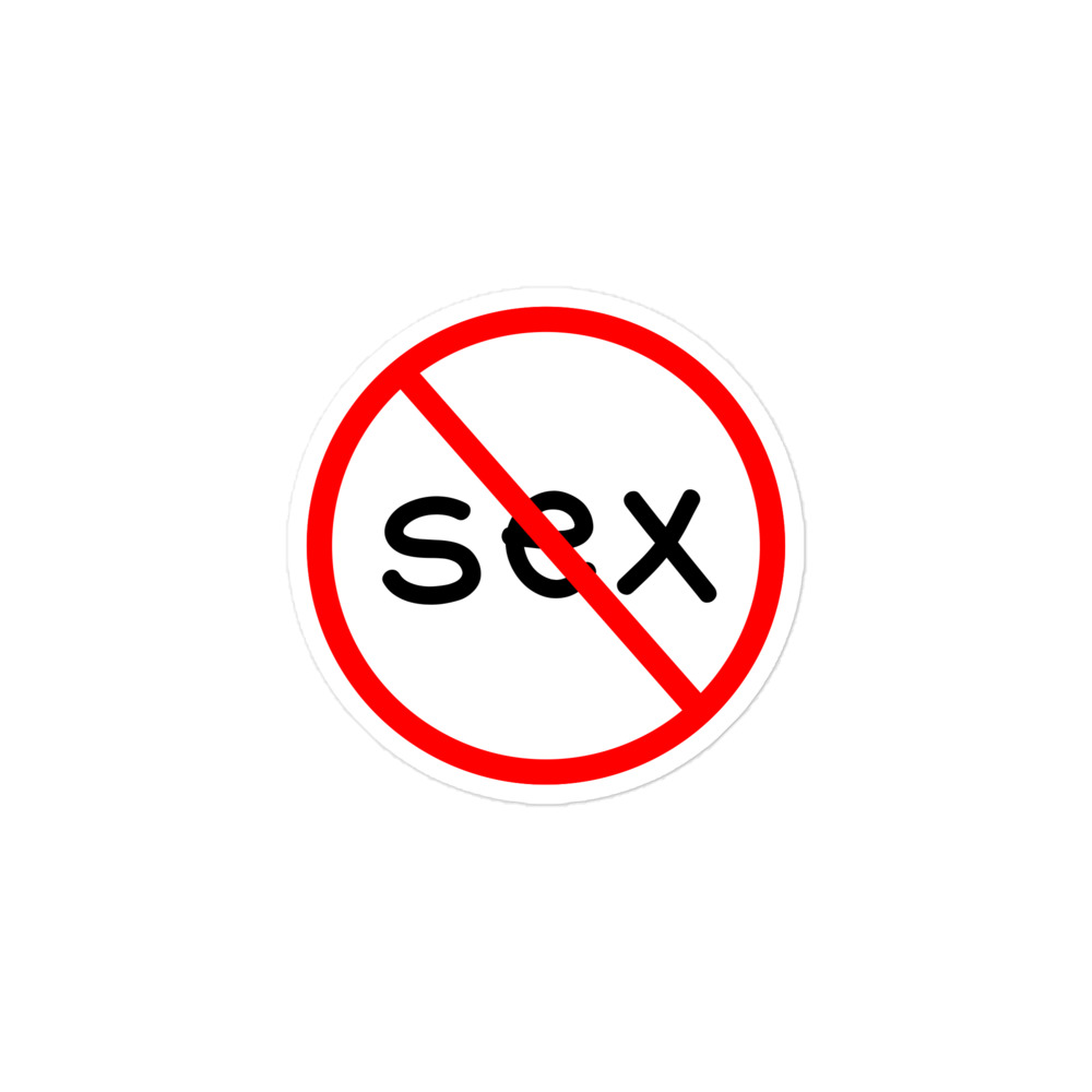 No Sex Sticker