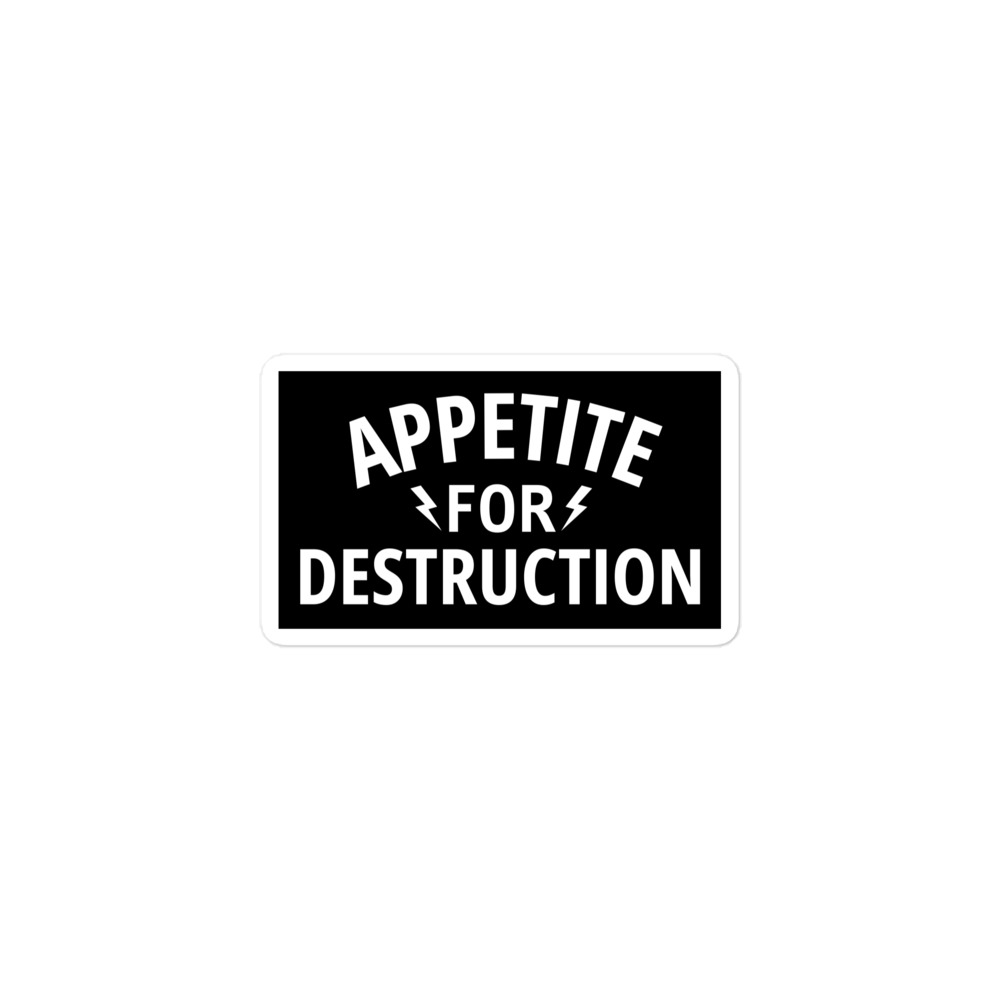 Appetite For Destruction sticker - Image 2