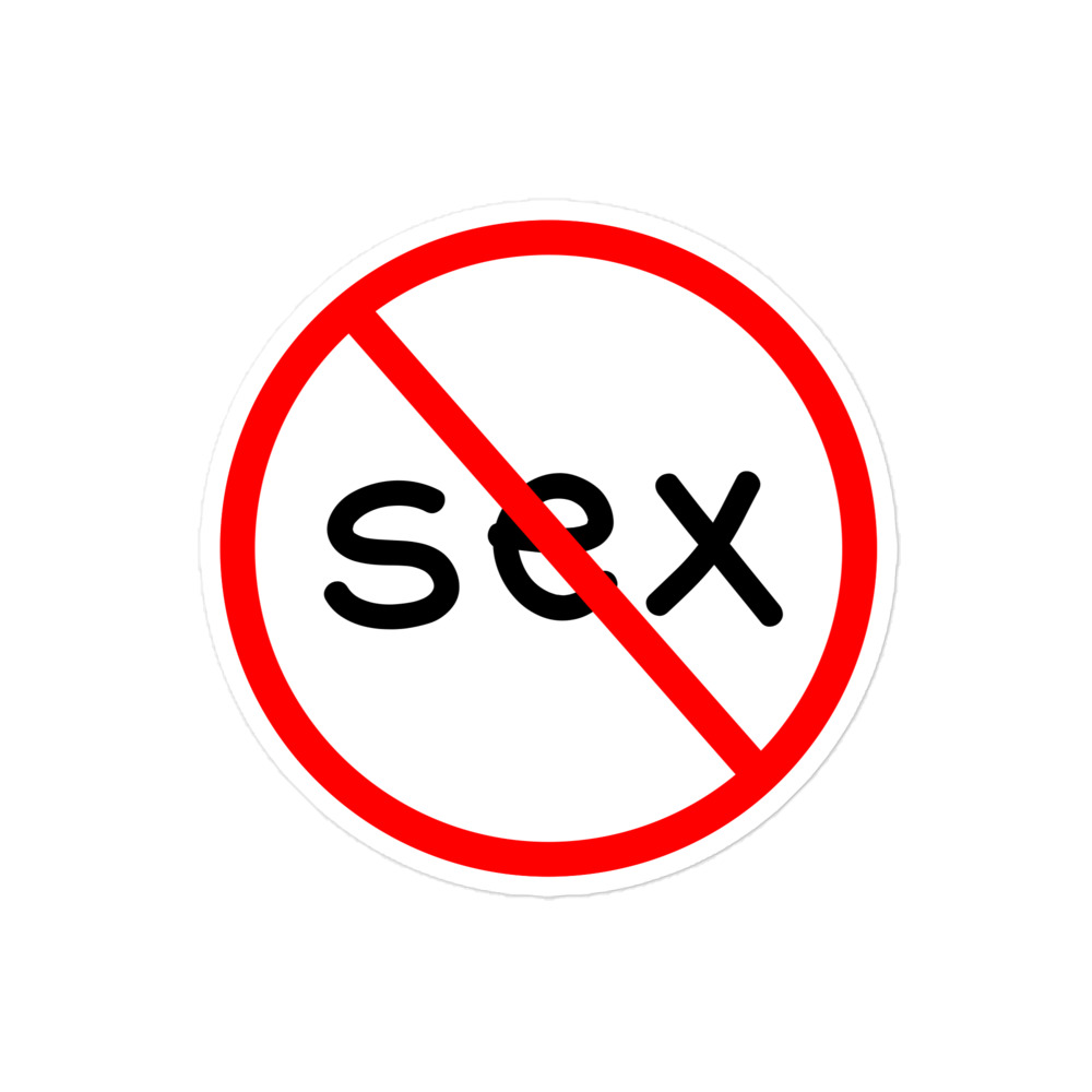 No Sex Sticker 