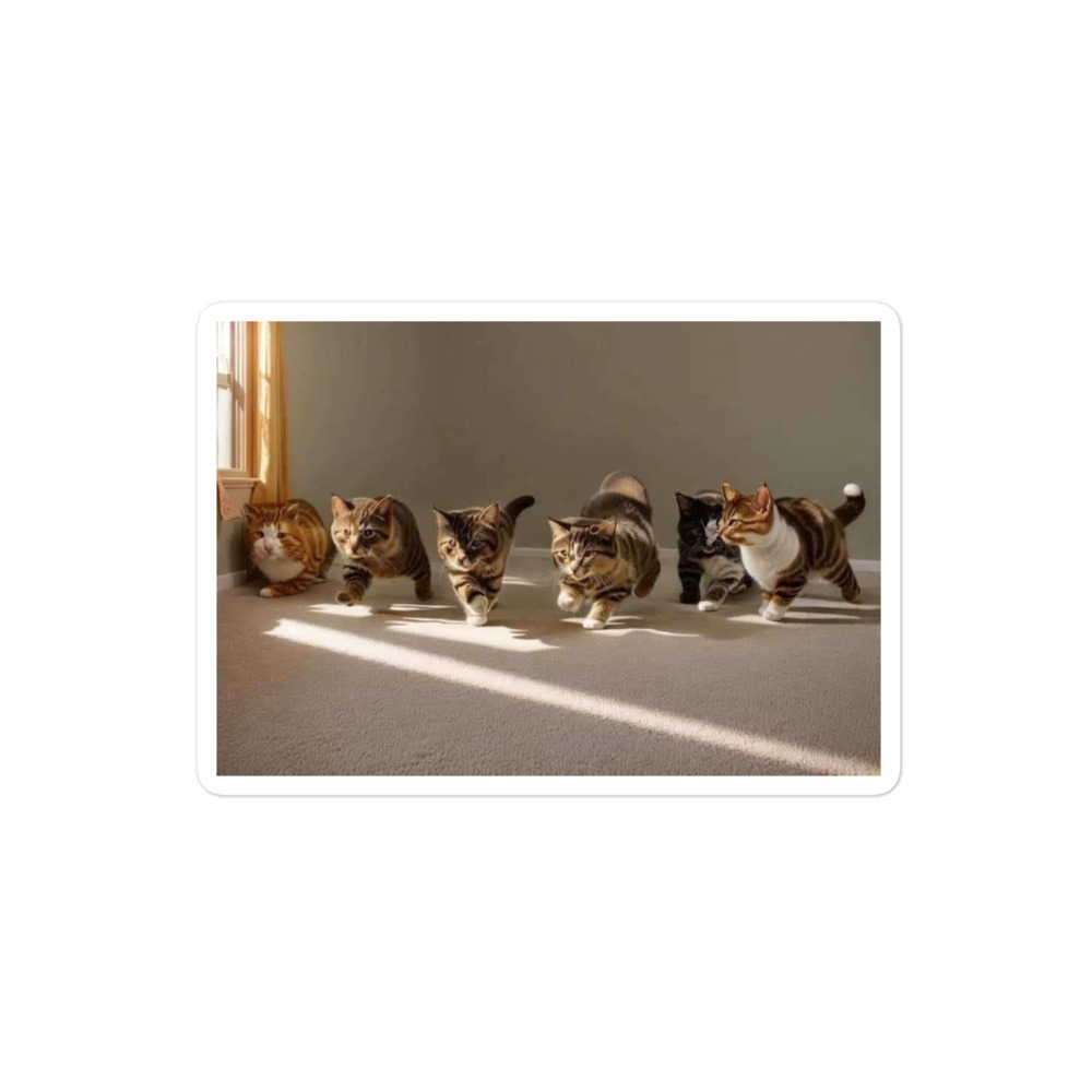 Gay Sex Cats Sticker 9661