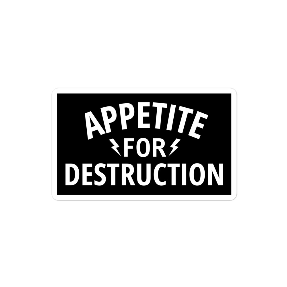 Appetite For Destruction sticker - Image 3