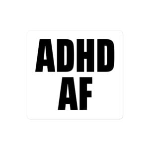 ADHD AF Sticker Dizzy Dyl - Image 3