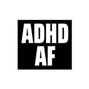 ADHD AF Dizzy Dyl sticker - Image 3
