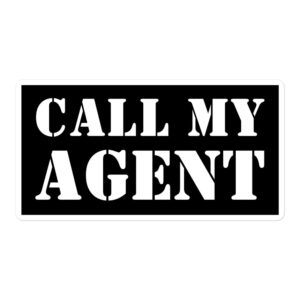 CALL MY AGENT Sticker