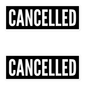 CANCELLED Sticker Pack