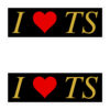 I HEART TS Sticker Pack