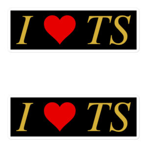 I HEART TS Sticker Pack