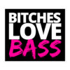 BITCHES LOVE BASS - EDM sticker