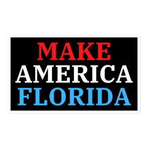 Make America Florida (Red, White, Blue) Sticker